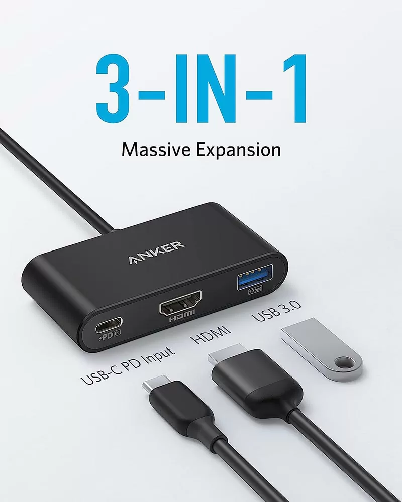 Anker PowerExpand 3-in-1 USB C Hub - Image 2