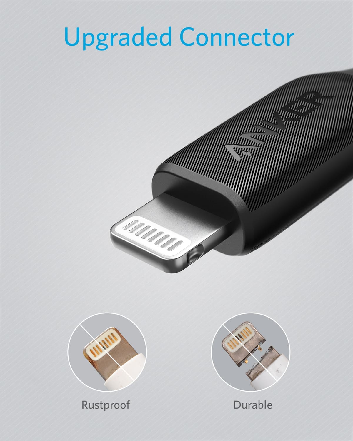 Anker PowerLine III USB-A Cable with Lightning Connector 6ft - Image 2