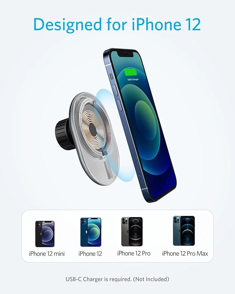 Anker PowerWave Magnetic Charging Car Mount - Image 2